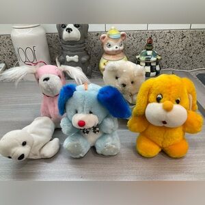 FIVE VINTAGE PLUSHIE BUNDLE